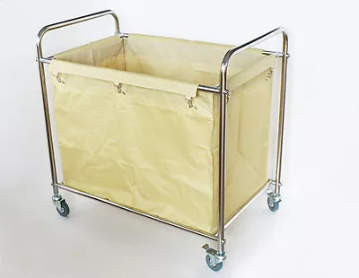 $155.10 • Buy 1 PC Industrial Laundry Cart Movable Laundry Cart 150lbs Loading Weight New