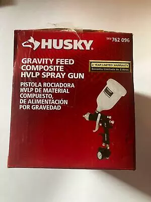 Husky Gravity Feed Composite HVLP Spray Gun Mini Kit Sprayer Painting Tool Touch • $63.44