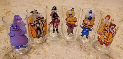 1977 Complete Set Of Six McDonald’s Collector Series Glasses • $40
