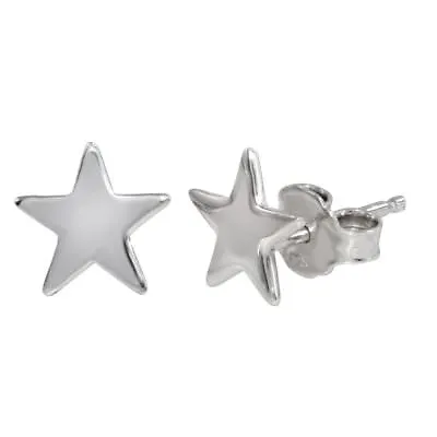 Sterling Silver Star Stud Earrings • $11.99