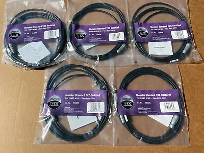 Lot Of 5 Monster Standard THX I100FO Fiber Optic Audio Interconnect Cable 8 FT • $73.99