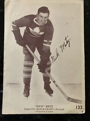Nick Metz Toronto Maple Leafs Signed Autographed Hockey Photo • $149