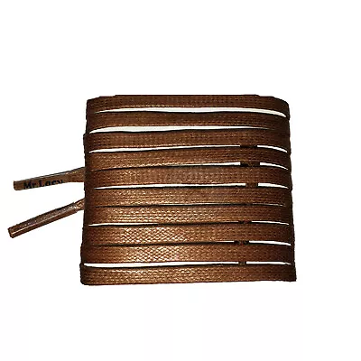 Mr Lacy Waxies - Brown Wax Shoelaces (90cm Length | 5mm Width) • £5.49