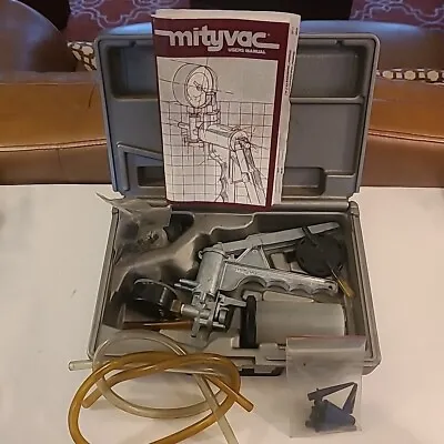 SILVERLINE MITYVAC Automotive Vacuum Pump Kit + Manual & Case & Accessories  • $49.99