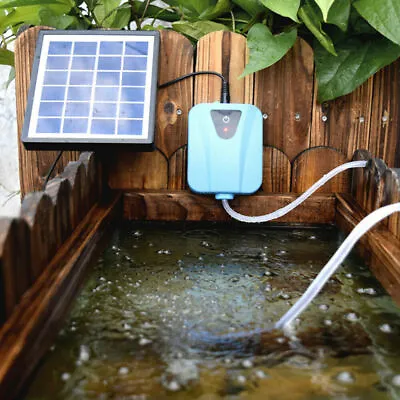 £22.18 • Buy Solar Power Oxygenator Pond Water Oxygen Pump Air Pump Aerator Pond Fish Tank GB
