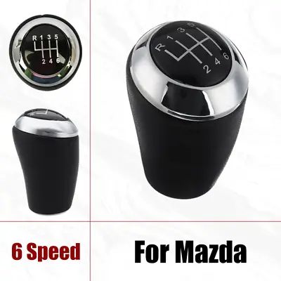 6 Speed Car Manual MT Gear Shift Knob For Mazda 3 5 6 Miata CX-7 MX-5 2003-17 • $25