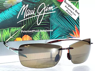 NEW Maui Jim LIGHTHOUSE Rootbeer POLARIZED Bronze +2.5 READERS Sunglass H423-26 • $218.88