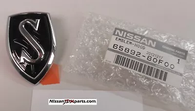 Genuine Nissan S14 Hood Shield Emblem Black New 65892-80f00 • $50.99