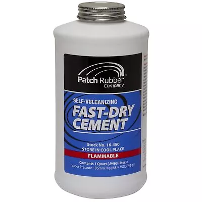 Patch Rubber Company 16450 Fast-Dry Self-Vulcanizing Cement For Dual Or Heat... • $59