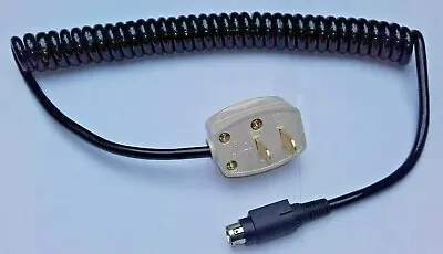 Avtex TV 12V Power Lead 4 Pin To 2 Flat Pin Plug W153D W164DR W163DR Coiled 1M • £25.95