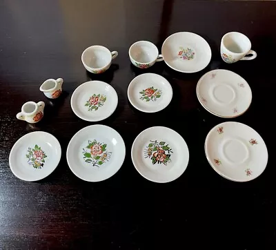 Vintage 13 Piece Child Tea Set Made In Japan • $16.99