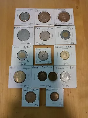 Mexican Coins Lot • $10