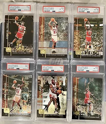 2000 Upper Deck Gatorade Michael Jordan Complete SET (6) PSA 9 8 7 Bulls 🐐🔥 • $299.99