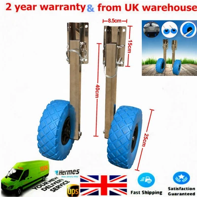 £65.55 • Buy Heavy Duty Inflatable Boat Launching Wheels For Inflatable Boat Yacht Dinghy UK
