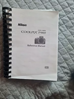 Nikon Coolpix P900 Camera Printed User Manual Guide 242 Pages A4 Free Postage • £12