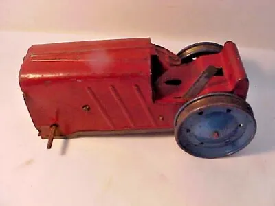 Vintage Louis Marx Tractor 1920's Metal For Parts Only Was A Wind Up Toy Damage • $19.94