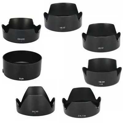 Camera Lens Hood HB-32 HB-69 EW-73B EW-83H EW-63C ES-68 EW-78D For Canon Nikon • £4.99