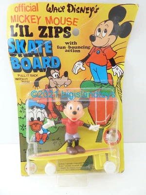 $21.53 • Buy Disney 1977 AHI Azrak Hamway Lil Zips Skate Board Mickey Mouse Figure Unopened