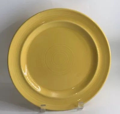 Vintage Metlox Colorstax Yellow Stoneware 10-3/4” Dinner Plate USA • $18