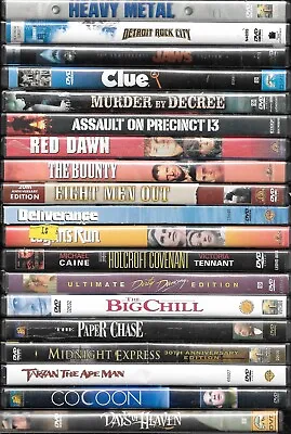 Popular Films From The 1970s And 1980s On DVD Combined Shipping • $9.99