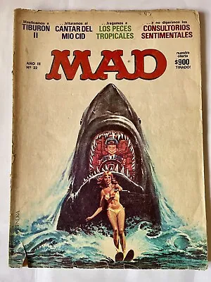 Mad Magazine Argentina JAWS 2 + The Rookies TV Serie #22 Ed. Magendra 1979 • $19.99