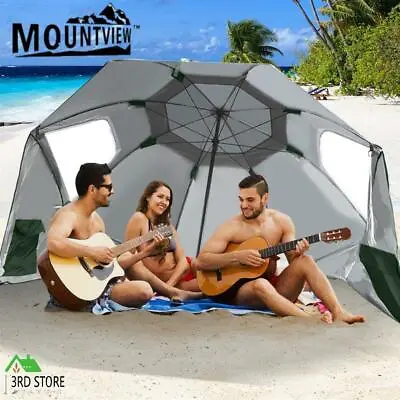 $40 • Buy Mountview Beach Umbrella Outdoor Umbrellas Sun Shade Garden Shelter 2.33M Green