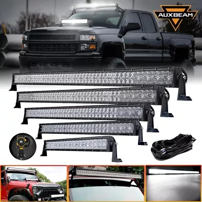 22  32 42 50 52 Inch 5D SPOT Straight Combo Beam LED Light Bar For Pickup Truck • $79.99