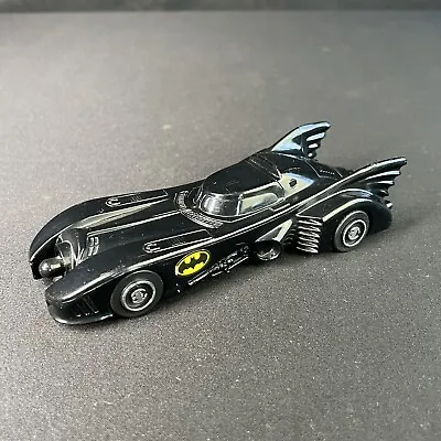 Vintage 1989 BATMAN Batmobile DC COMICS Plastic Action Figure Car Toy 7” • $25