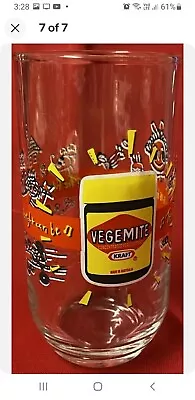 Vintage Retro 1970s Kraft Vegemite Glass With Promotional Jingle Very Rare  • $14.99