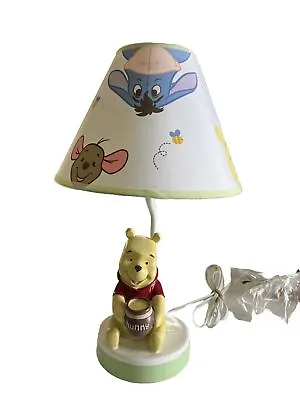 Winnie The Pooh Honeypot Tigger Piglet Disney Table Top  Lamp And Shade • $39.85