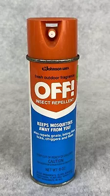 Vintage OFF! Insect Spray Can Tin Metal Fly Mosquito Bugs 80s Movie Prop Old • $25