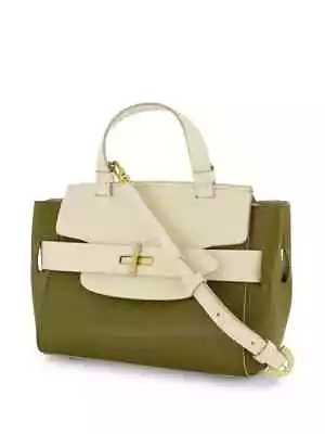 NWT $395 ZAC Zac Posen BAG Brigette Belted Satchel + CROSSBODY STRAPDUST BAG • $99