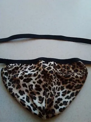 Mens Animal Print Posing Pouch/thongstag Dosecret Santa Valentine Gift • £2.99