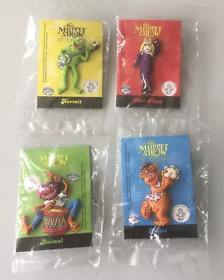 The Muppet Show 25 Years Pin Badges - Kermit Miss Piggy Animal Fozzie - 2001 Set • $12.42