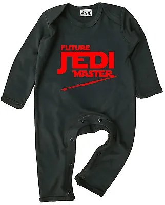 Jedi Baby Clothes  Future Jedi Master  Baby Romper Suit Star Wars • £14.95