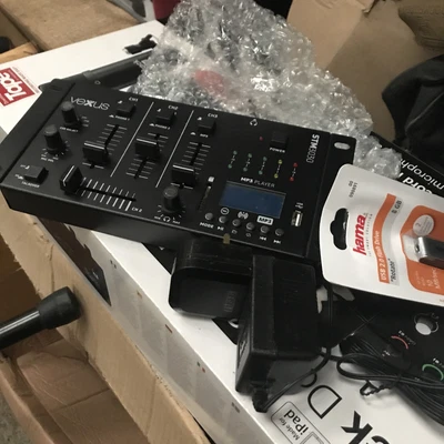 £17 • Buy Vexus STM3030 Channel DJ Mixer With Bluetooth