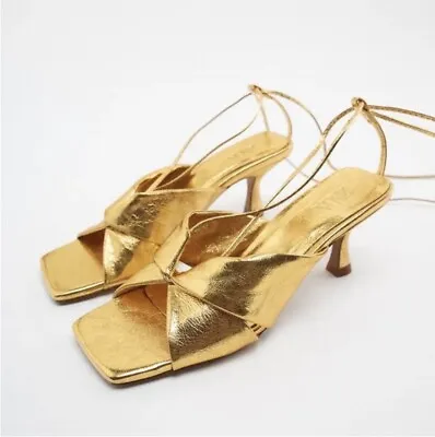 Zara Sandal Heels • $40