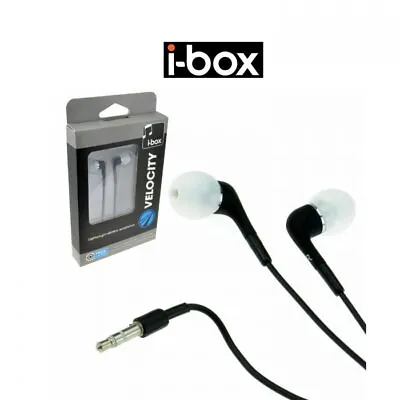 £2.99 • Buy Velocity IBox Handsfree Earphones Headphones Earbuds Slimline For Samsung Iphone