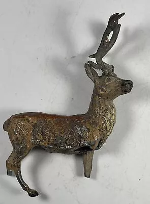 Vintage Antique Germany Lead Metal Deer Reindeer Christmas Putz Figurine • $9.95