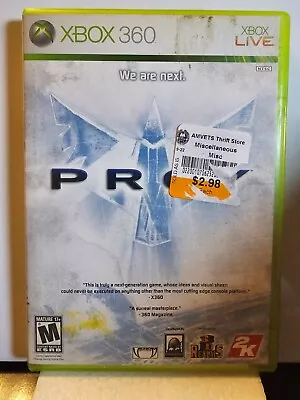 Prey (Microsoft Xbox 360 2006) CIB Complete!!! • $10