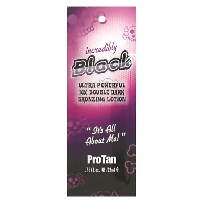 £3.99 • Buy Pro Tan Incredibly Black Bronzer Sunbed Tanning Lotion Cream SACHETS Or BOTTLES