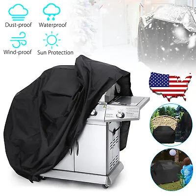 Large BBQ Gas Grill Cover 57  Barbecue Waterproof Outdoor Heavy Duty Protection • $14.89