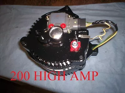 FORD BRONCO Mustang ONE WIRE 3G BLACK ALTERNATOR HIGH AMP 1971 1973 1975 77 1979 • $193