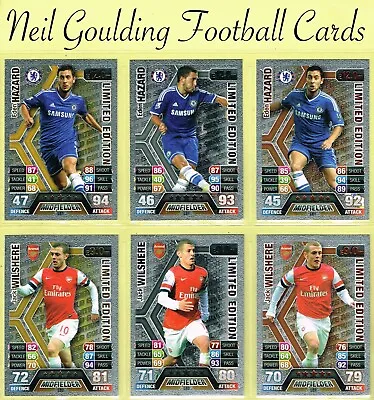 Topps MATCH ATTAX 2013-14 ☆ PREMIER LEAGUE - LIMITED EDITION ☆ Football Cards • £1.99