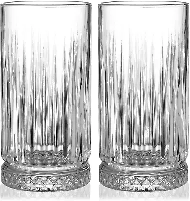 Crystal Highball Glasses Set Of 4 16Oz Vintage Drinking Glasses For Cocktail • $47.99