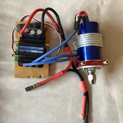 £10 • Buy Model Boat Motor + 180 Amp Controller Both With Water Cooling