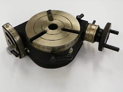 4.0  (100mm) PRECISION TILTING ROTARY TABLE MT-2 CENTER BORE        E982 • $165