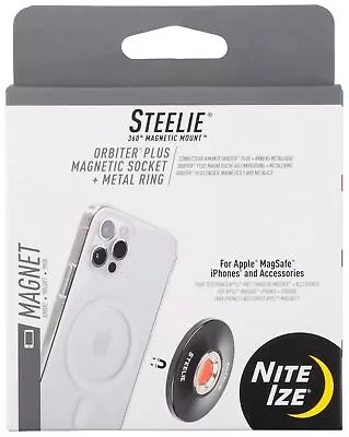 Nite Ize Steelie 360° Magnetic Mount Orbiter Plus Magnetic Socket + Metal Ring • $26.99