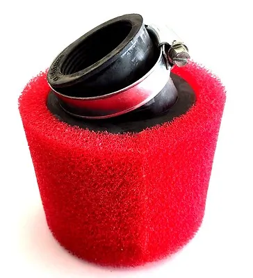 38mm Red Foam Air Filter Atv Dirt Bike Moped Scooter 50cc 70cc 90cc 110c 125cc  • $11.95