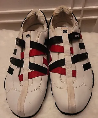 MARC ECKO RED Women Leather Athletic Running Walking Sneaker Shoe Sz 10 M • $42